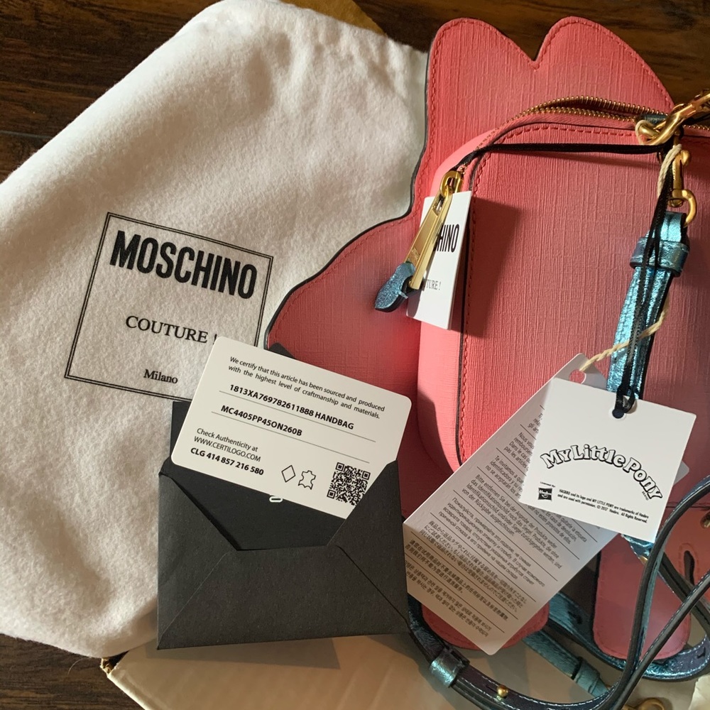 Moschino x My Little Pony runway rare pink fantasia  backpack - Picture 14 of 16